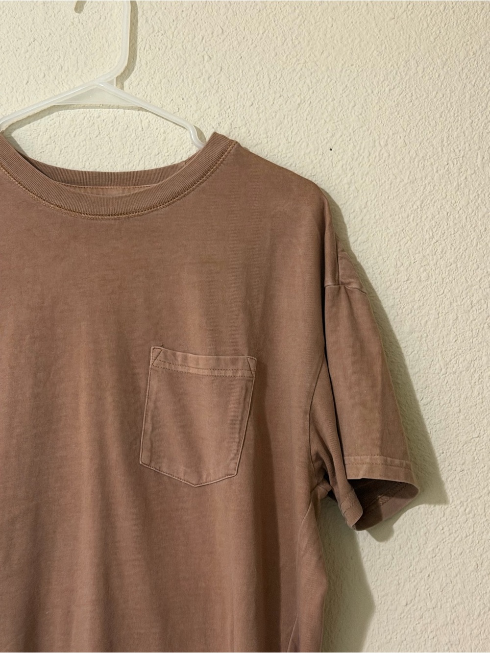 Brown Short Sleeve Pocket Tee Like New